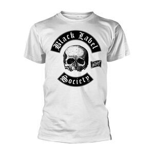 Black Label Society Unisex Adult Skull Logo T-Shirt / White
